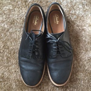 Clarks leather lace-up shoes